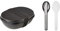 Mepal - Lunchbox Ellipse Duo to go Set - Meal Prep Box für Erwachsene & Salatbox zum Mitnehmen - Brotdose für ein gesundes Mittagessen - Ideal für Sandwiches & Salate - 825 ml + 600 ml - Nordic Black