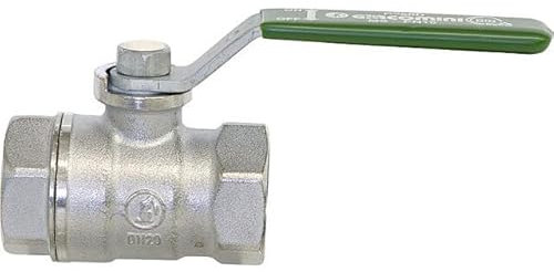 Giacomini Trinkwasser Kugelhahn DN32 1 1/4 IG/IG Messing verchromt, Hebelgriff R250WX026