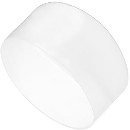 QUARKZMAN 2 Stück Gummikappen 85 mm Gummi Endkappe Rund Schutzkappen Pfostenkappe Abdeckkappen Zaunpfosten Endspitze Kappen für Rohr Gartenstühle Tischbeine Möbelfüße Gleiter, Klar