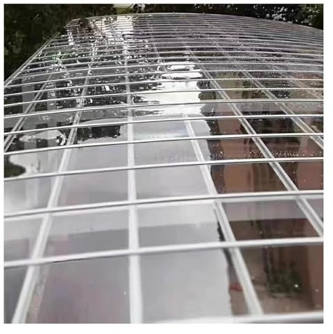 ZLRBN Plaque Polycarbonate, Carte D'endurance PC Résistante aux Chocs et Incassable, Convient aux Toits, Abris de Voiture, Couvertures de Serres, Facile À Plier (1.22x4m/4.0x13.1ft)