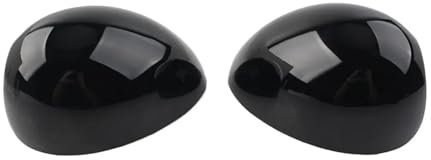WEFOLCC Cache rétroviseur Couvercle De Rétroviseur Noir Brillant pour Aile De Porte De Voiture 1 Pièce pour Mini R55 R56 R57 R58 R59 R60 R61 Gauche/Droite Coque de Rétroviseur de Voiture(côté Droit)