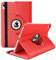MOBISTAR Funda giratoria para iPad Air de 11 pulgadas M2 de 6ª generación (2024), iPad Air 5/4 (2022/2020 5ª/4ª generación de 10.9 pulgadas), funda protectora de rotación de 360 grados, encendido y