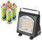 Portable Butane Heater 1.7kW - Compact Outdoor Gas With Piezoelectric Ignition - Infrared Ceramic Burner, Lightweight Camping Emergency Outdoor Heating (Heater + 4 Canisters)