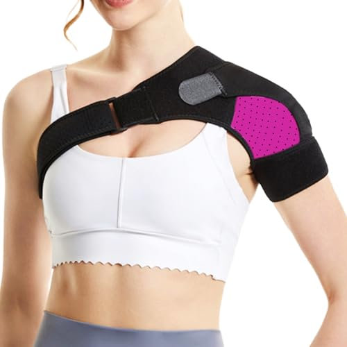 Attelle Epaule RéGlable Respirant Epauliere Homme Nylon Bandage pour Hommes Et Femmes Maintien Doux Des CôTéS Gauche Et Droit
