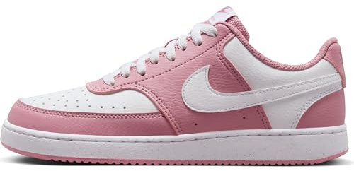 NIKE Damen Court Vision Low Next Nat Sneaker, Elemental Pink/White, 37.5 EU