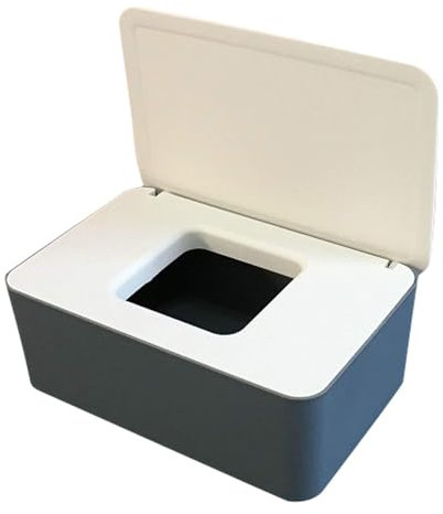 Feuchttüchter Box,Kunststoff Feuchttücher Spender, Aufbewahrungsbox für Feuchttücher,Servietten Box mit Deckel,Tissue AufbewahrungskofferToilettenpapier Box,Baby Tücher Fall