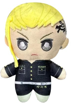 Jilijia Anime Plüschfiguren Ryūguuji Ken/Matsuno Chifuyu/Baji Keisuke/Hanemiya Kazutora, weich, gefüllte Figur, Anhänger, Tasche, Zubehör, Dekoration, Geschenk, 10 cm
