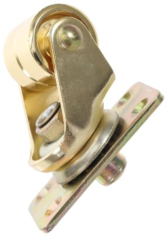 Brass Metal Piano Caster Golden Upright Piano Accessory | Castor Wheels, Stabilized with Screws, Streamlined Practical Design, Chinese Style Retro Finish
