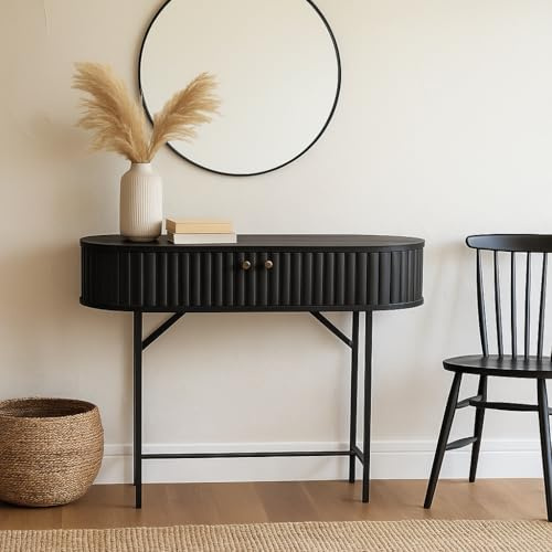 Milton & Oldbrook Table Console 100 cm Samara Noir