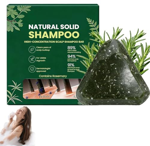 Yoracare Korean Scalp Revival Bar, 2026 Yoracare Rosemary & Amino Acids Strengthening Anti-Dilution Shampoo Bar (1 Artikel)