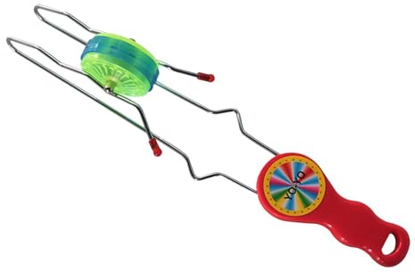 Chosertory Rail Gyro Räder LED Spielzeug mit Klassischem Design Tonfunktion Eisen Pp Langlebig für Jungen Und Mädchen Spielen