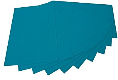 folia 520432 - Bastelfilz, mit feiner Wollqualität, 10 Blatt, 150 g/qm, 20 x 30 cm, pazifik, klebefleckenfreie Verarbeitung - ideal für vielfältige Bastelarbeiten