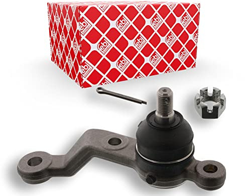 febi bilstein 43017 Traggelenk mit Kronenmutter und Splint, 1 Stück | Kompatibel mit: LEXUS GS, SC Cabriolet
