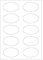 MADE IN GERMANY 100 Etiketten selbstklebend oval 80 x 47 mm weiß permanent klebend auf Bogen A4 (10 Bögen x 10 Etik.) CS Label – Universaletiketten zum Beschriften und Bedrucken
