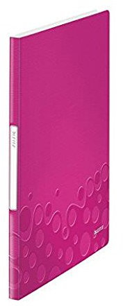 Sichtbuch A4 Wow pink metallic LEITZ 46310023 PP 20Hüllen
