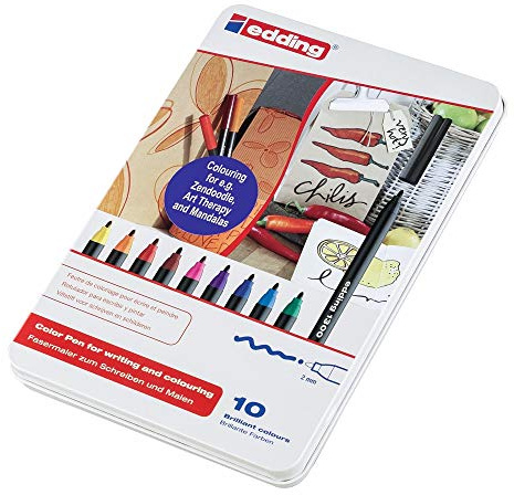 Edding Fasermaler 1300/4-1300-10, farblich Sortiert, Inh. 10 4-1300-10
