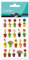 Maildor 560415C Packung mit Stickers Cooky 3D (1 Bogen, 7,5 x 12 cm, ideal zum Dekorieren, Sammeln oder Verschenken, Blumen) 1 Pack