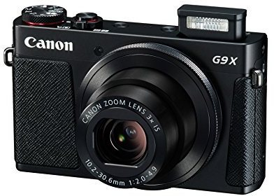 Canon PowerShot G9 X Compact Camera (20.2 MP, 7.5 cm (3 Inch) Display, WiFi, NFC, Image Sync, 1080p, Full HD) Black