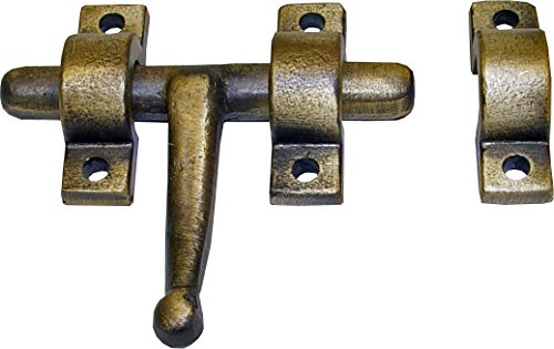 Imex El Zorro 76818 76818-Cerrojo latón rústico (60 mm)