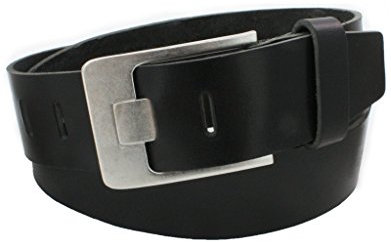 Vascavi Büffel Ledergürtel, Vollleder Gürtel, Büffelleder, Jeansgürtel, ca. 4,5 cm breit, Hosengürtel, Made in Germany (95 cm Gesamtlänge 105 cm)