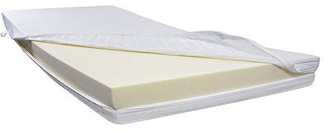 Dibapur® R 45A/15 Kaltschaummatratze FEST ab ca. 85 Kg Doppeltuchbezug Gesamthöhe ca. 16 cm (130 x 190 cm)