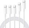 Everdigi Datenkabel Kabel 5 Pack USB Ladekaebl (3 * 1m,1 * 1.8m,1 * 2.8m) schnell USB Ladekabel für iPhone 12 11 XS XR X 8 8 Plus 7 7 Plus 6s 6s Plus 6 6 Plus SE 5s 5c 5