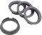 KONIKON 4X Zentrierringe 63,4 x 54,1 mm Silber Felgenringe Adapterringe für Verschiedene Felgen passend für FIAT, Mazda, Toyota, Suzuki, Kia, Hyundai, Opel, Nissan, Lexus, Citroen
