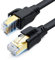 DDMALL Cavo Ethernet Cat8 1 metro, Cavo di Rete ad Alta Velocità 40Gbps 2000MHz S/FTP Cavo LAN, con Connettori RJ45 Placcati in oro per Router, Modem, PC, PS5, Xbox e Gaming (Nero)
