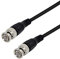 PNGKNYOCN BNC-Koaxialkabel, Ultra Low Loss BNC-Stecker auf BNC-Stecker, 75 Ohm, Verlängerungskabel, für Video-Überwachungskameras (3M)