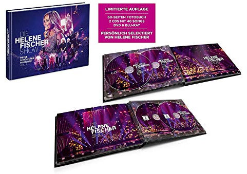 Helene Fischer Die Show 60-Seiten Fotobuch 2CD, DVD, Blu-Ray Neues Album 2020 Fan Box