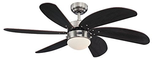 Westinghouse Lighting Turbo Swirl - Ventilador de techo con luz