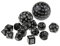 FITYLE Polyhedral Würfel 15 Stück RPG Set RPG Tabletop Spiele Würfel D100 D60 D30 D24 D20 D16 D12 D10 D8 D7 d5 D4 für Rolle Spielen DND Tabelle Spiele - Weiß