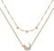 RADLEY Ladies 18ct Rose Gold Plated Two Tone Dog in Moon Necklace RYJ2211S