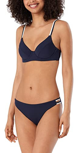 Schiesser Damen 179205 Bikini-Set, dunkelblau, S