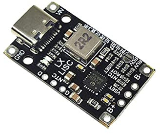 Generic Boost Power Supply Module, 15W USB-C Charger, 8.4V-12.6V 1.5A Battery Charging with BMS, Fast Charge Support, Indicator for 2/3S Lithium Batteries