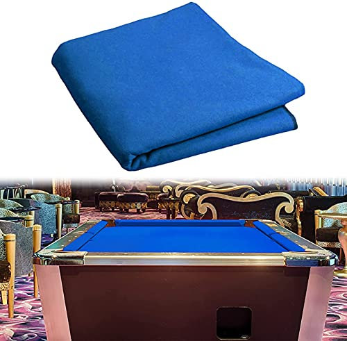 Billiard Tablecloth - Zubehör für 7, 8, 9 Fuß Tisch Wählen Sie für Billardtisch Blau 8 Fuß Pool Table Professional Durable(Size:7 Foot)