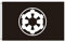 For Star Wars Flagge, 90 x 152 cm, für großes Galaktisches Imperium, schwarzes Banner mit 2 Ösen für Garage, Wanddekoration, Männerhöhle