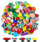 EBHO 50 Piezas Adorno Zapatos, Adornos Crocs, Charms Shoe Charms Accesorios para Adolescentes-DIY Ornaments, Crocs Shoe Decoration for Sandals, Zuecos, Pulseras