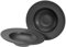 Creatable, 21824, Serie Lava Stone black, 2-teiliges Geschirrset, Teller Set aus Steinzeug, spülmaschinen- und mikrowellengeeignet, Made in Portugal