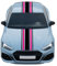 Kiwistar Viperstreifen Rennstreifen Zierstreifen – personalisierbare Streifen Sets - Auto Aufkleber Rally Tuning Dekor Autoaufkleber Sticker - Streifen-Kit Fahrzeugfolierung Decal - 5 Streifen
