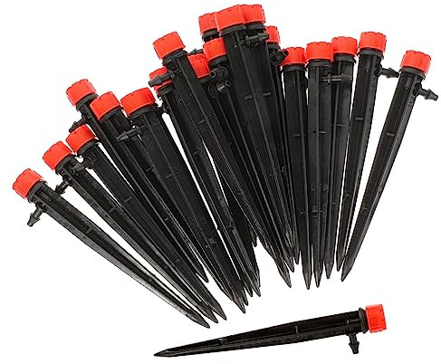 POPETPOP Boquilla De Riego Para Jardín 13 Cm Aspersor Con Pinchos Boquilla De Aspersión De 8 Orificios Accesorio De Riego Ajustable