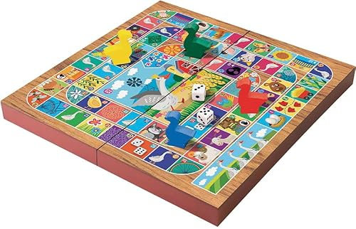 WDK Partner FALTBARES HOLZSPIEL GÄNSESPIEL