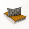 Fabsy Mikrofaser-Bettwäsche-Set 140x200 cm mit Kissenbezug 1x65x65 cm - Atmungsaktiv bettbezug, Weich bettbezüge, Hochwertiger Reißverschluss - Ethnic Antracite - Ruhiges Schlafzimmer Design