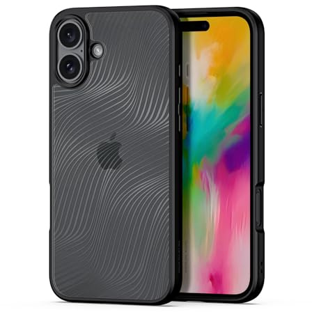 DUX DUCIS [Aimo Series Hülle, entworfen für Apple iPhone 16, stoßfeste Handyhülle - Schwarz