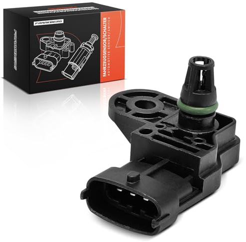 Frankberg Ladedruck Sensor | Kompatibel mit Aveo Hatchback T300, Bipper AA, Doblo Kasten/MPV 223, C-Max II Van, S-Max WA6, 9-3 YS3D, Delta III 844,Ducato