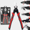 HARDZTOOL 5 en 1 Pinces Multifonctions, 8 Zoll Pince à Dénuder, Pince à Sertir, Coupe-fil, Coupe-Câble, Remplaçable, Pince Combinée avec Mallette de Rangement