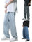 Loose Fit Herren Jeans, Herren Jeans Hellblau, Baggy Jogginghose Herren, Denim, Baggy Jeans Herren Y2k Vintage Jeanshosen Teenager Hip Hop Skateboard Hosen Streetwear Loose Fit Denim Pants