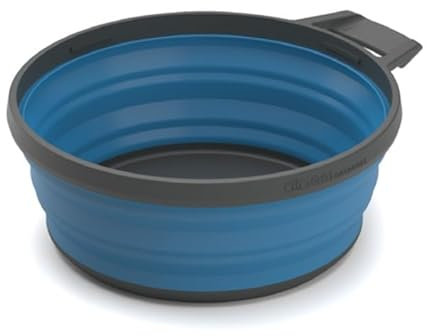GSI Outdoors Escape Bowl 79234 - Faltbare Silikon-Campingschüssel, 650 ml, Blau