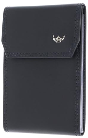Golden Head Leder Polo RFID Protect Kartenetui 4425 Marineblau dunkelblau