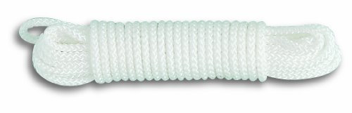 Chapuis DR14 Cuerda de polipropileno trenzada - 290 kg - Diámetro 5 mm - Largo 20 m - Blanco